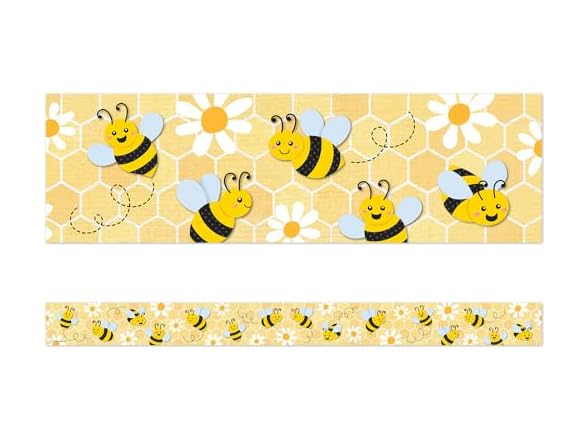 Teacher Created Resources Buzzing Bees Straight Border