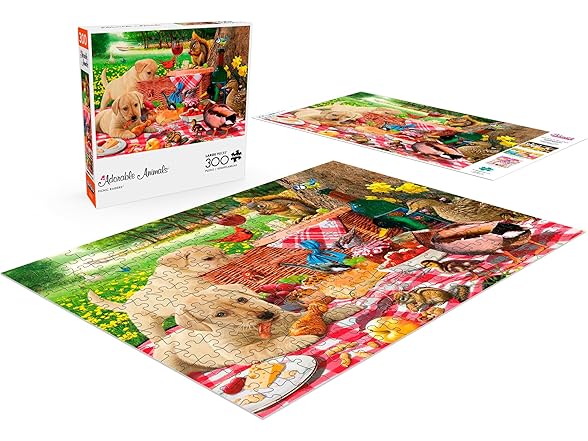 Steve Read - Picnic Raiders - Large Piece Jigsaw Puzzle