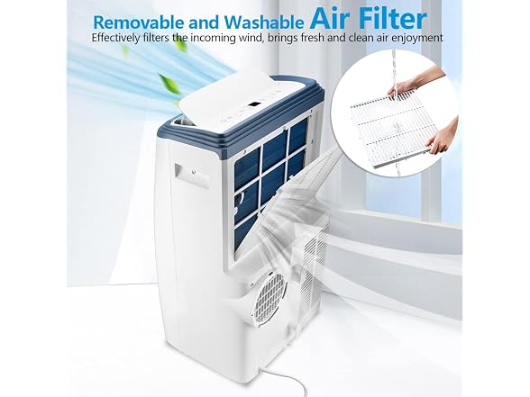 Rintuf 14000 BTU 700sqft Portable Air Conditioner