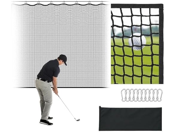 ZEALFEEL 10x20Ft Golf Hitting Net