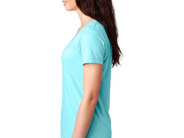 Next Level (L) Lightweight Ideal V-Neck T-Shirt