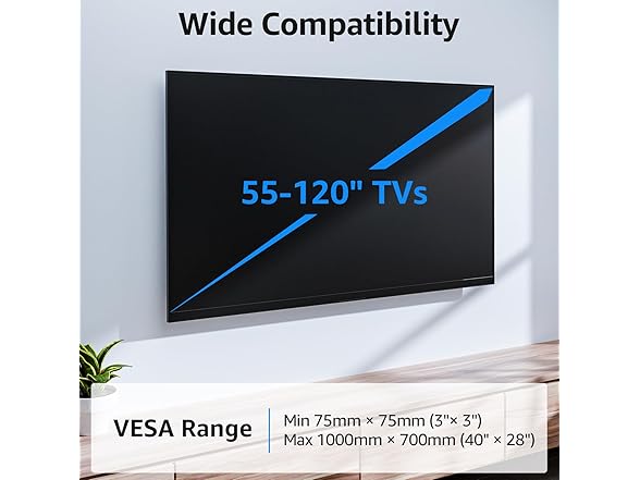 MOUNTUP Fixed TV Wall Mount | 55-120"