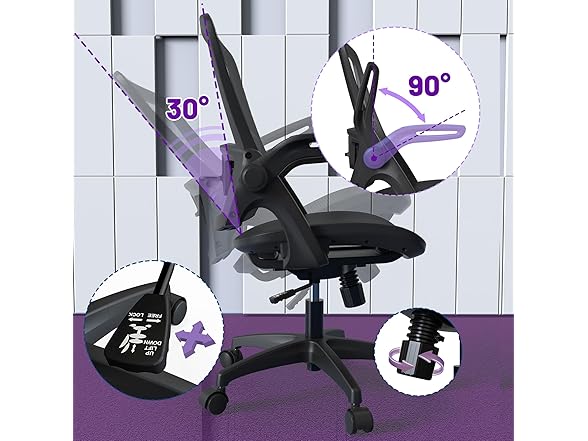 Ergonomic Mesh Seat Home Office Chair