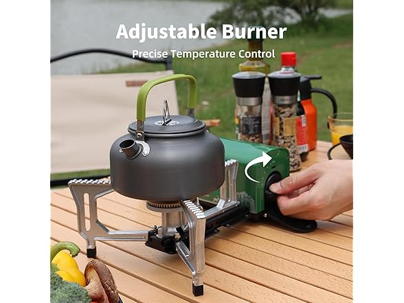 RENJJPBO Camping Gas Stove Portable