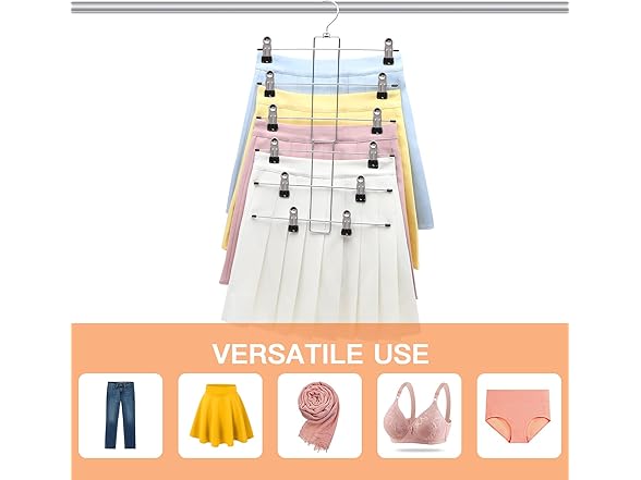 SHUKEEKA 3 Pack Metal Pants Hangers