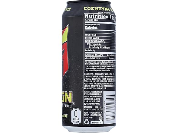 1CT Reign, Energy Drink Cherry Limeade, 16 Ounce