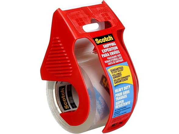 Scotch Heavy Duty Shipping Packaging Tape, 1 Roll