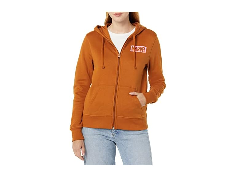 Amazon Essentials Disney Marvel Star Wars Princess Womens Fleece Full Zip Hoodie