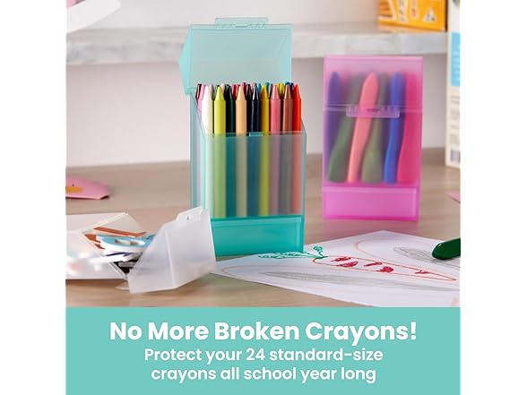LockerMate LockerMate Crayon Box with Sharpener Hold