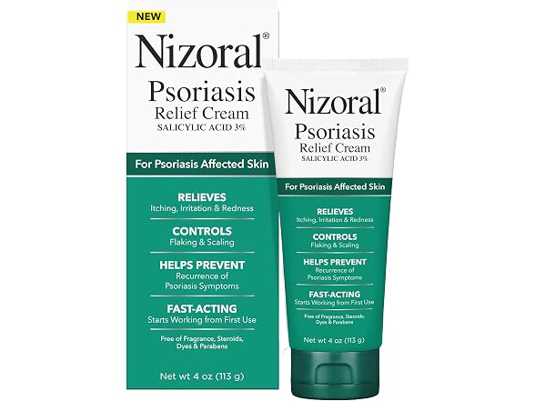 Nizoral Psoriasis Relief Cream 4Oz (2Pk)