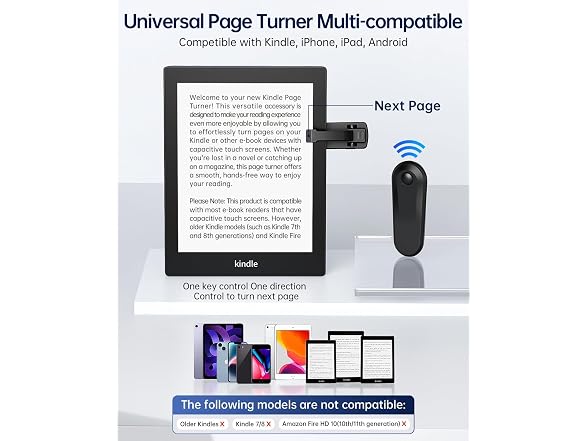 Bongogoo Kindle Stand w/Page Turner