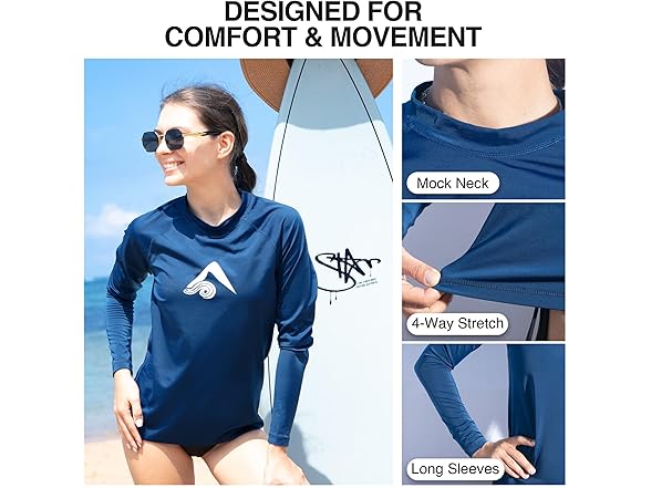 Kanu Wmns Navy Rashguard (XL)