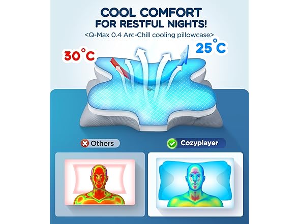 Cozyplayer Cervical Neck Pillow