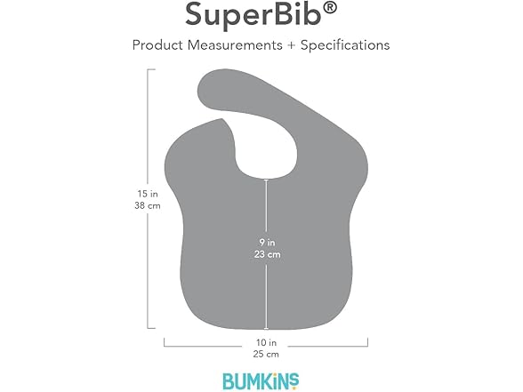 Bumkins Bibs SuperBib Baby and Toddler
