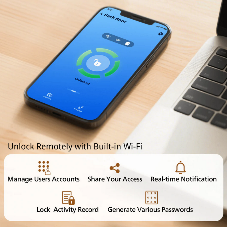 Philips 4200 Series WiFi Keypad Deadbolt - Gallery 12