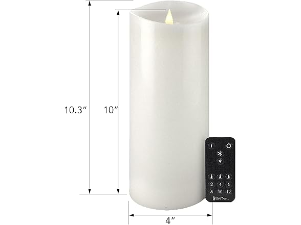 Softflame Flameless LED Candles with Remote