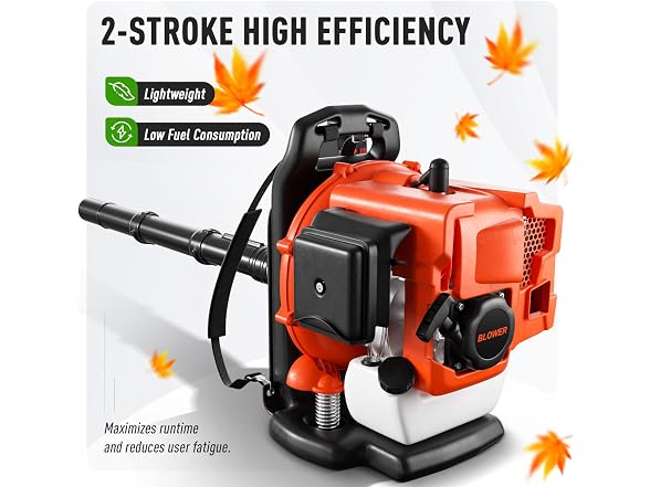 Baotree 80CC Gas Backpack Leaf Blower