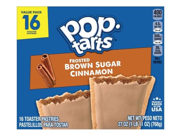 Pop-Tarts Value Pack, Brown Sugar 16 ct