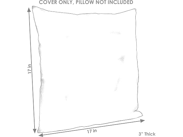 Sunnydaze Decor SNR-966 2 Beige Covers 17x17 Beige