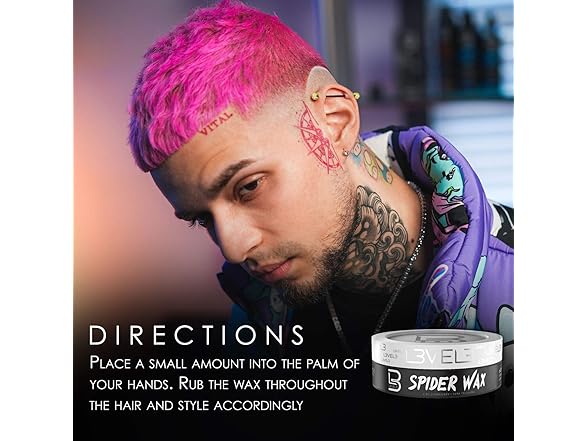 (3 Pack) Level 3 Spider Wax, Fiber Texture Wax, 5.07 oz