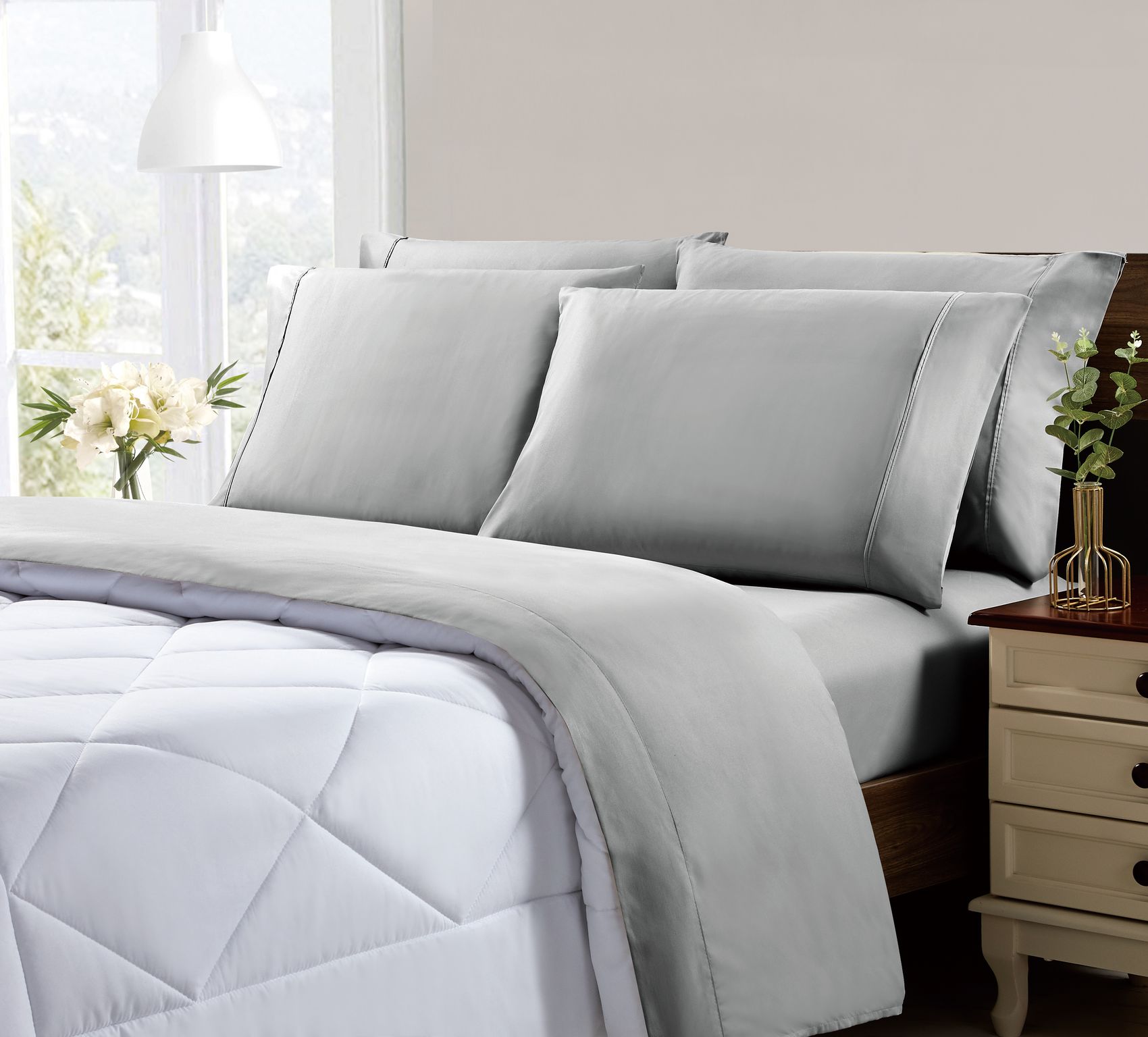 Cool Max 6-Piece Ultra-Soft Sheet Set - Gallery 35