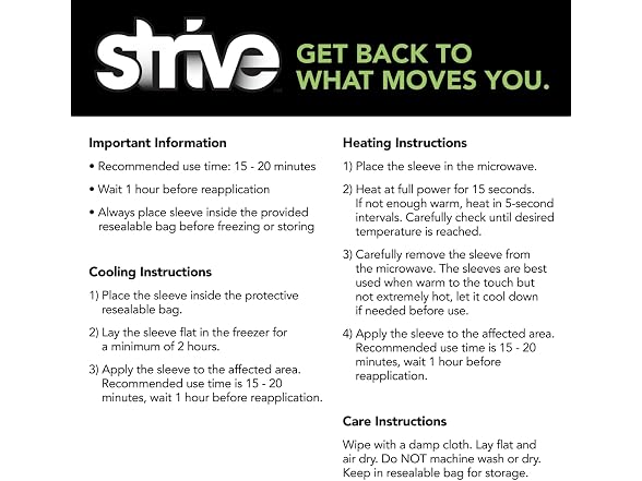 Strive Hot & Cold Therapy Compression