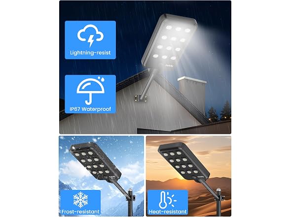 Gefolly G-13000W Solar Flood Light
