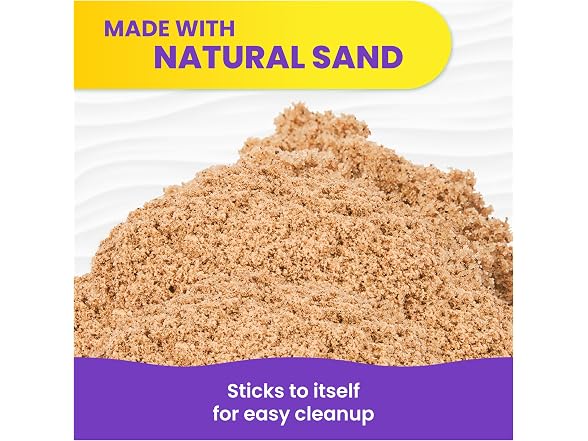 Kinetic Sand, 11lb (5kg) Natural Brown Play Sand