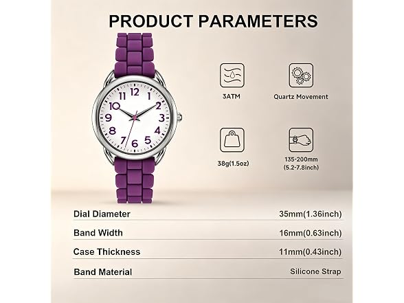 Bisley Women's Silicone Strap Watch