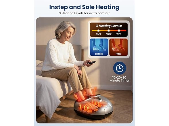 Fsa Shiatsu Foot Massager With Heat