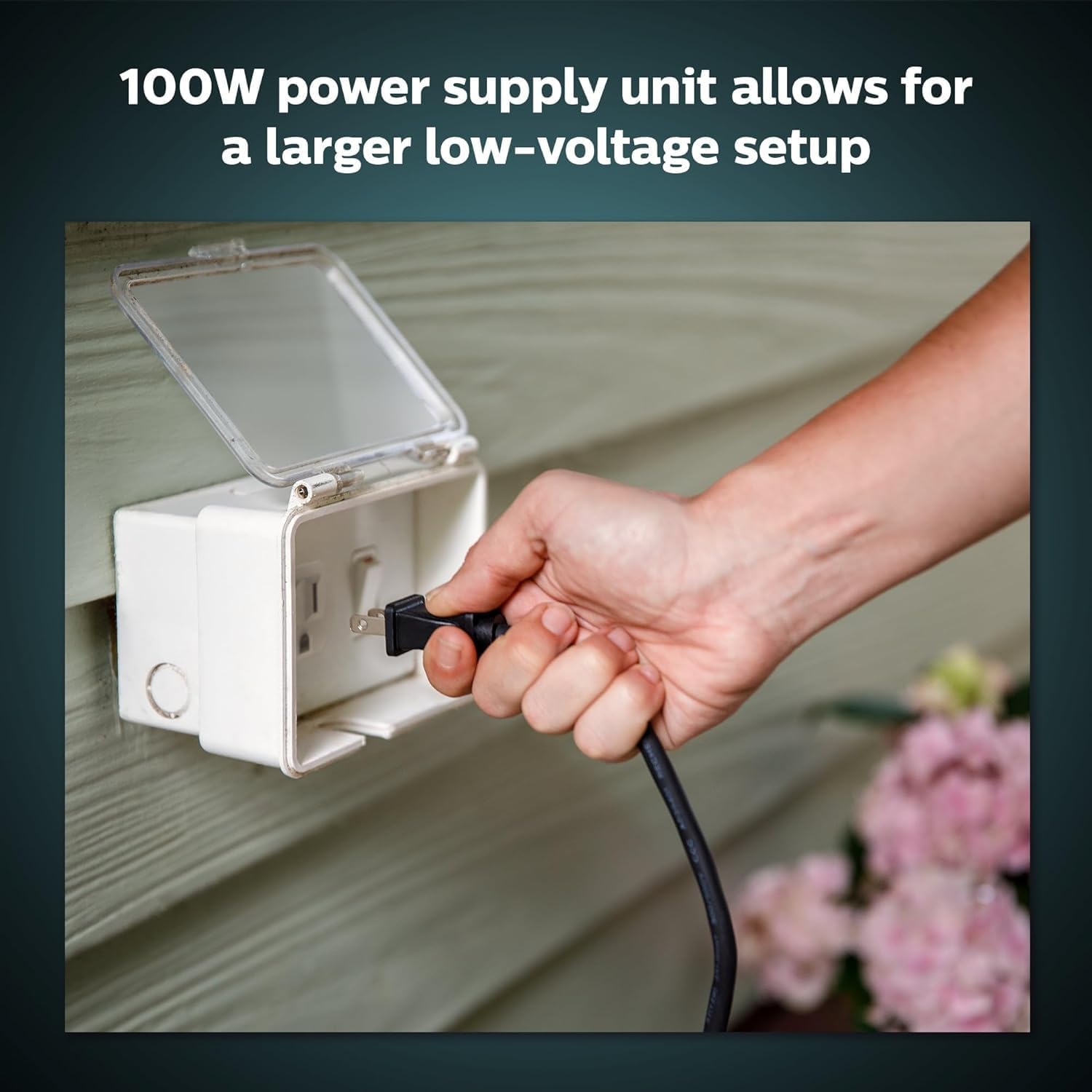 Philips Hue Outdoor 100W Power Supply Black - Gallery 12
