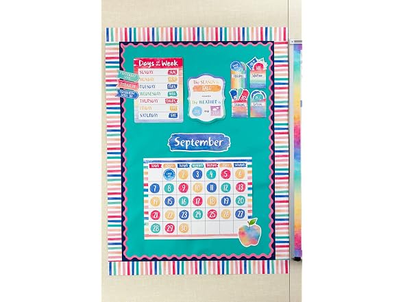 Teacher Created Resources Watercolor Stripes Border