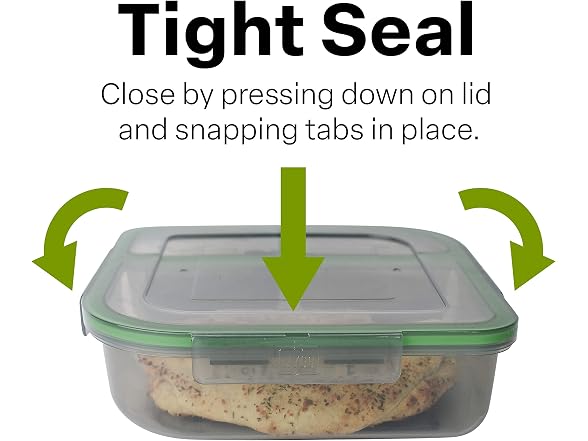 MyGo Container Small To-Go 3-Compartment Food Container
