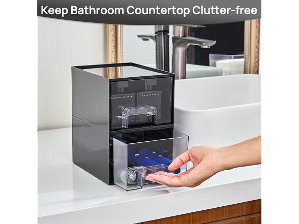 Vtopmart Small Stackable Storage Drawers
