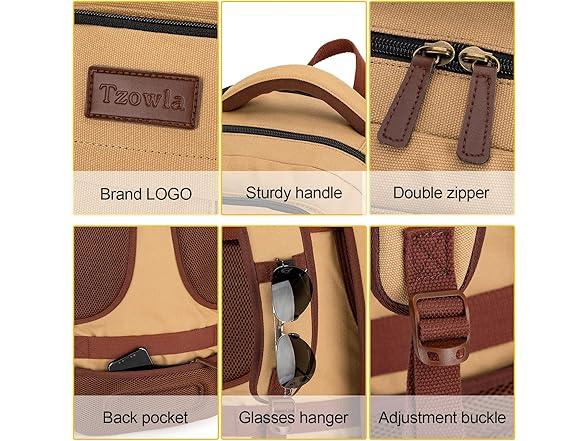 Yellow 17.3" Laptop Backpack