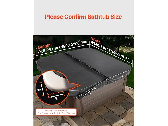 VEVOR Hot Tub Cover Lift Hydraulic