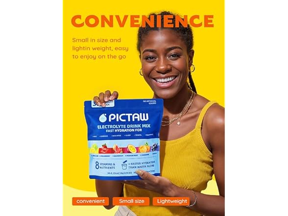 PICTAW Electrolytes Powder Packets