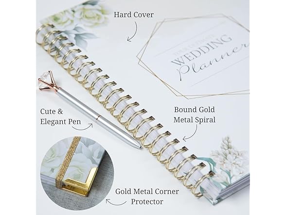 Generic Wedding Planner With Pen