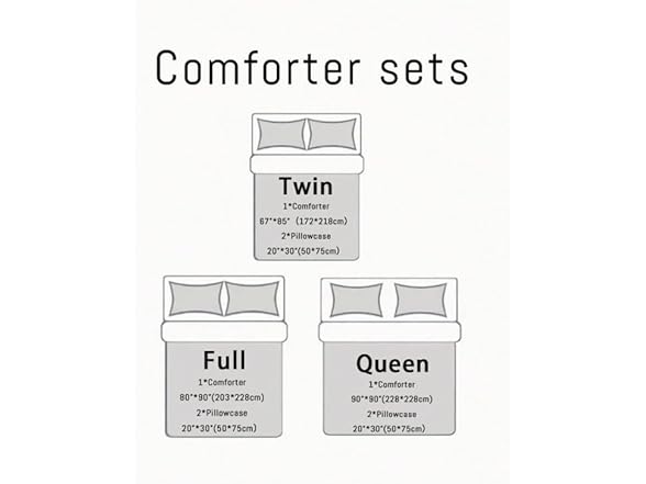 OUIXOTIC Bedding Set 3 Pieces