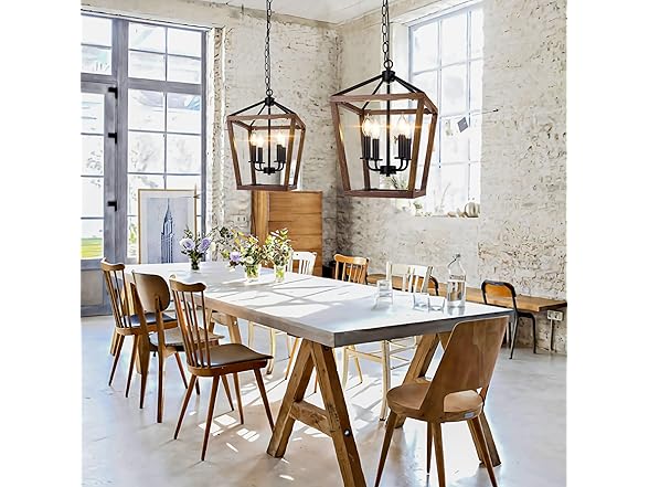 BrightHome B094YBCLLJ Farmhouse Chandelier Light Fix