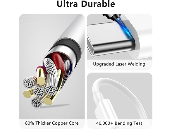 LDHTY USB-C to USB-C Cable 60W 2-Pack - Gallery 3