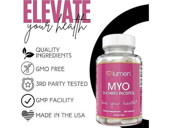Lumen Naturals Myo & D-Chiro Inositol Support