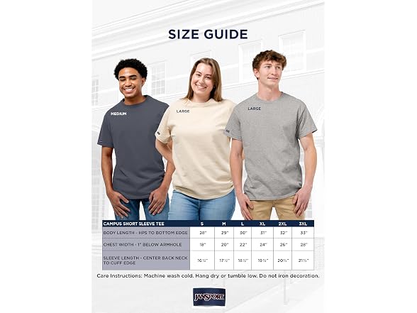 JanSport  (XL) Campus Short Sleeve Tee