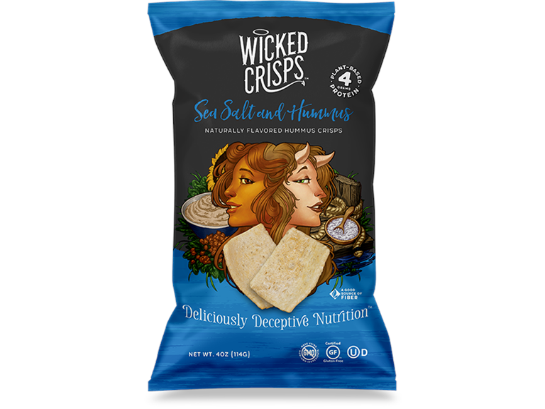 (6 Pack) Wicked Crisps: Sea Salt & Hummus