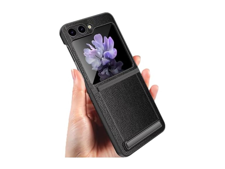 Kusport Samsung Z Flip 5 Case Black