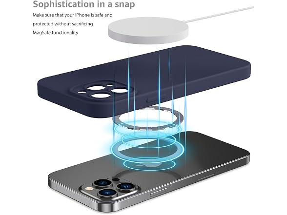 MCFANCE Magnetic for iPhone 13 Pro Max