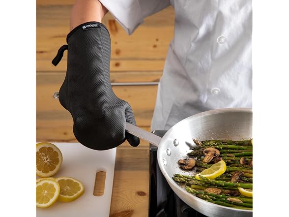 Oven Mitt, San Jamar UltiGrips, Professional Grade