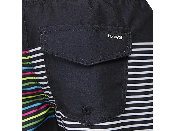 Hurley Boys Black Swim Trunks (4T)