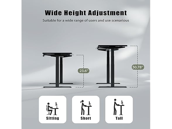REMIT Electric Standing Desk Frame