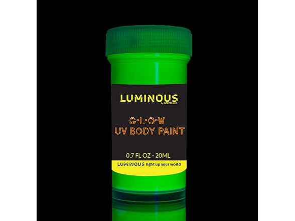 2-Pack Luminous UV Neon Body Paint Set